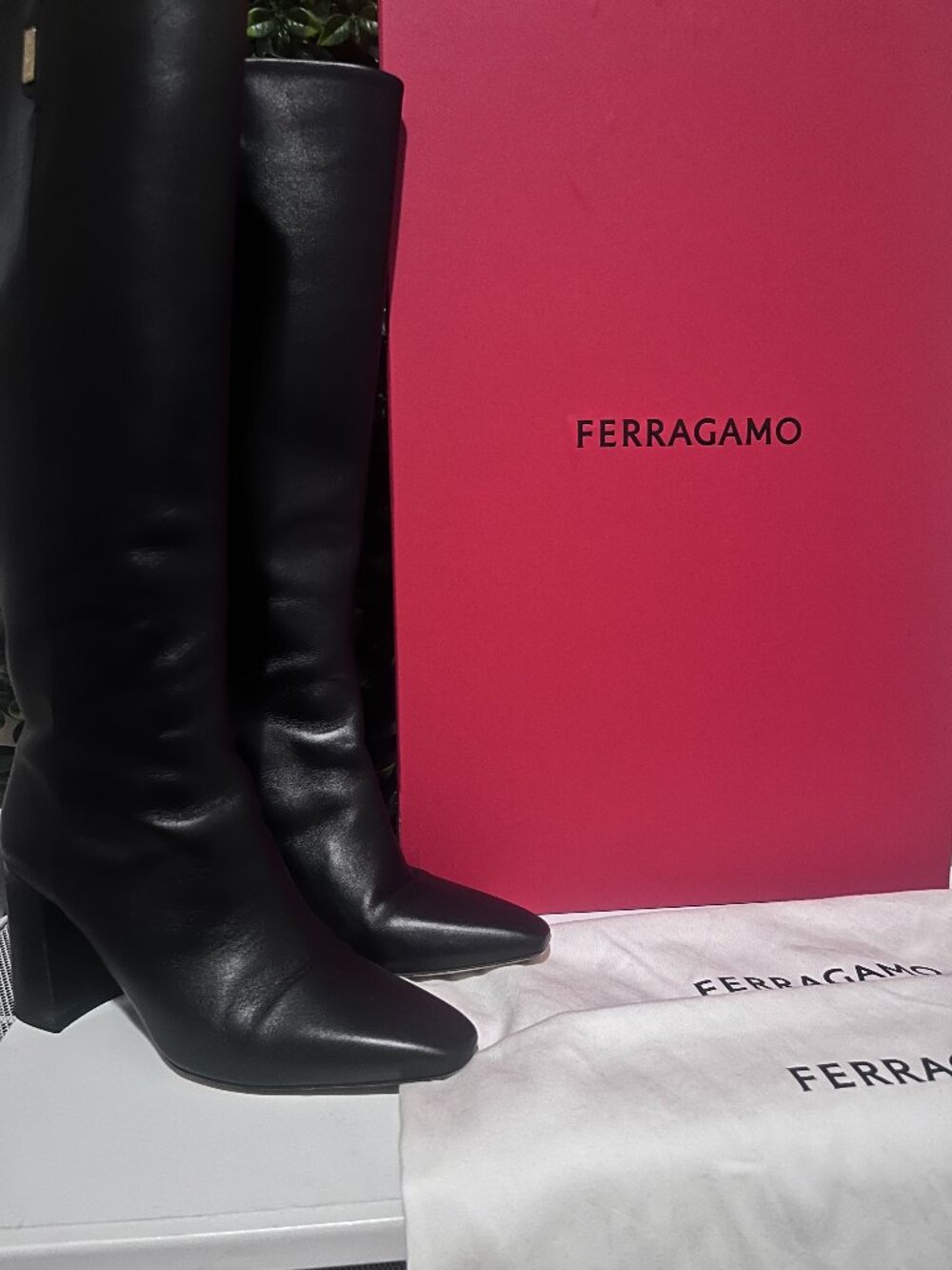 Ferragamo Knee-High Boots
